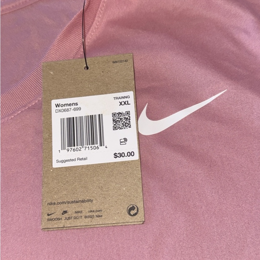 Nike Women's Pink Training Top XXL